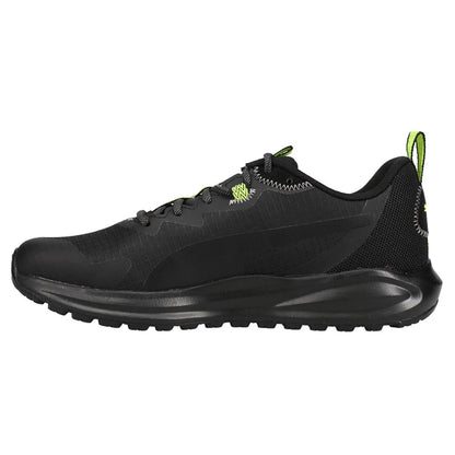 PUMA Twitch Runner Trail Black Lime Squeeze