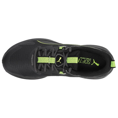 PUMA Twitch Runner Trail Black Lime Squeeze